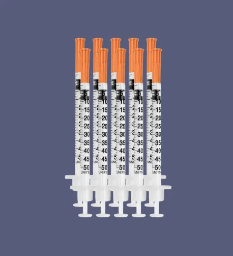 50 Unit Syringe 31G 1/4"needle (10ct)